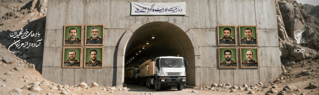 تصویر معنادار هوافضای سپاه؛ خروج کامیون های حامل موشک از تونل | عکس تصویر معنادار هوافضای سپاه؛ خروج کامیون های حامل موشک از تونل | عکس