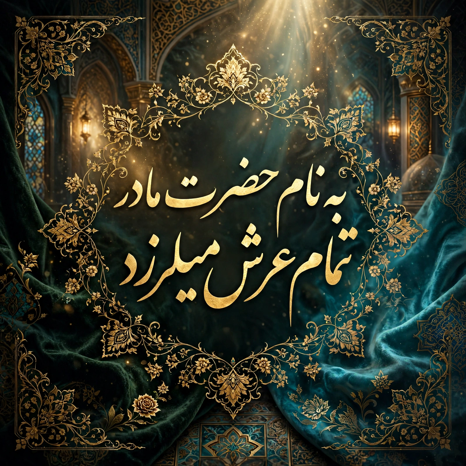 دانلود آهنگ به نام حضرت مادر تمام عرش میلرزد هوش مصنوعی