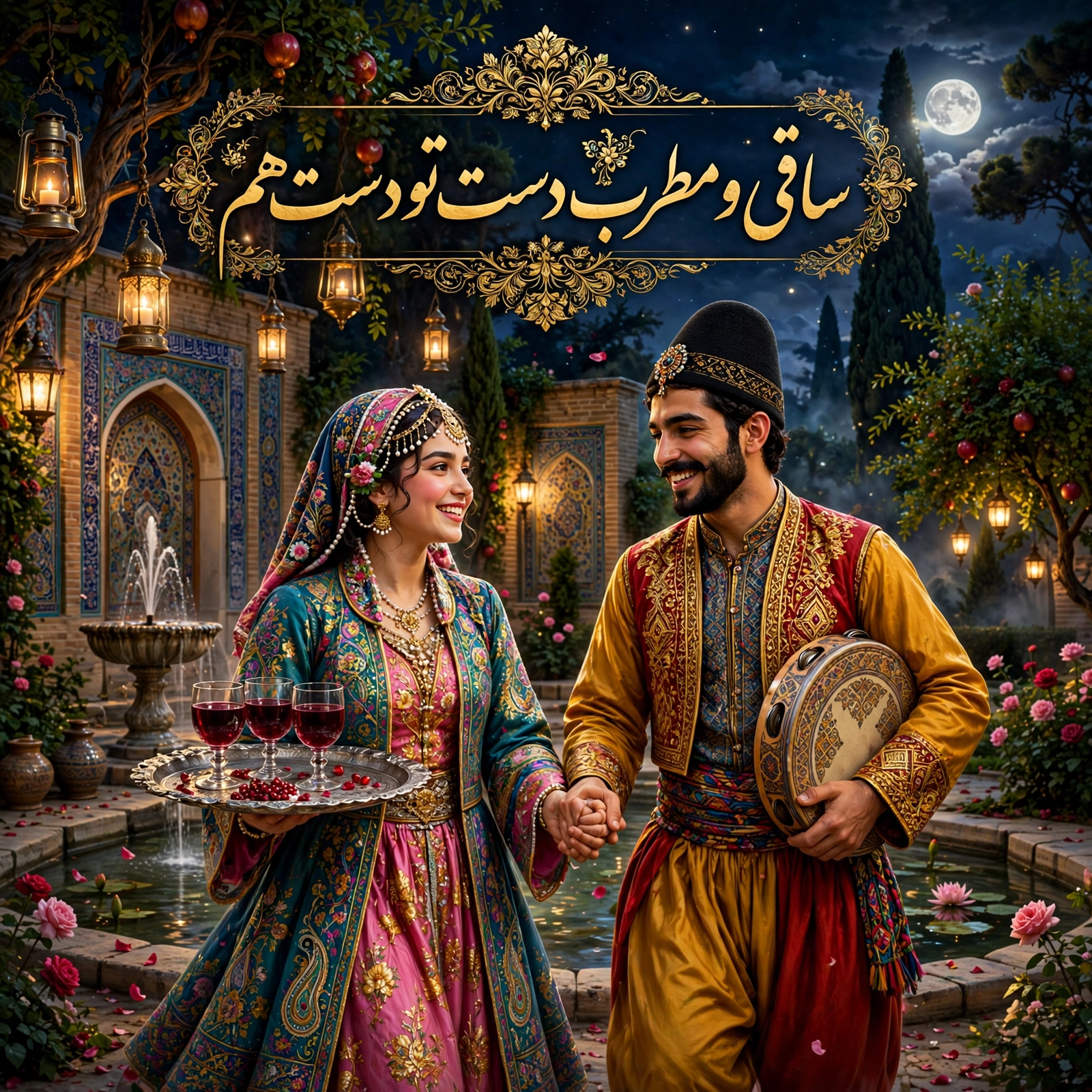 دانلود آهنگ ساقی و مطرب دست تو دست هم هوش مصنوعی